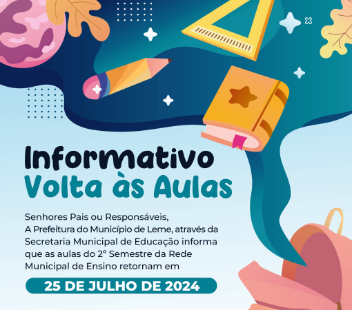INFORMAÇÕES SOBRE O INÍCIO DAS AULAS DO 2º SEMESTRE DE 2024 – QUINTA-FEIRA, 25 DE JULHO}
