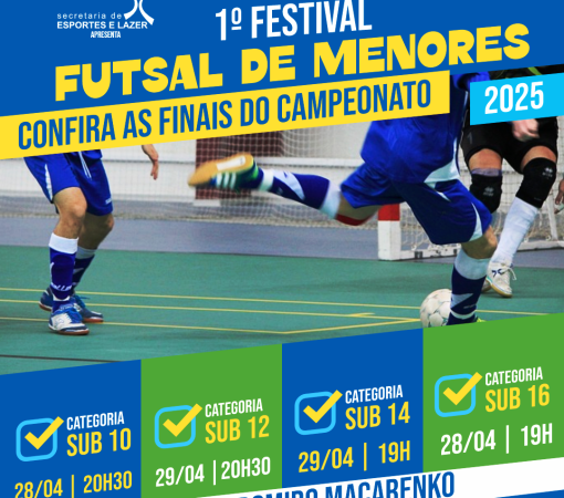 FESTIVAL DE FUTSAL DE MENORES}