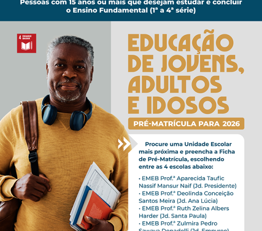 SECRETARIA DE EDUCAÇÃO PLANEJA AMPLIAÇÃO DE TURMAS PARA A EDUCAÇÃO DE JOVENS, ADULTOS E IDOSOS – EJAI}