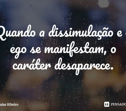 O PERIGO DA DISSIMULAÇÃO SILENCIOSA}