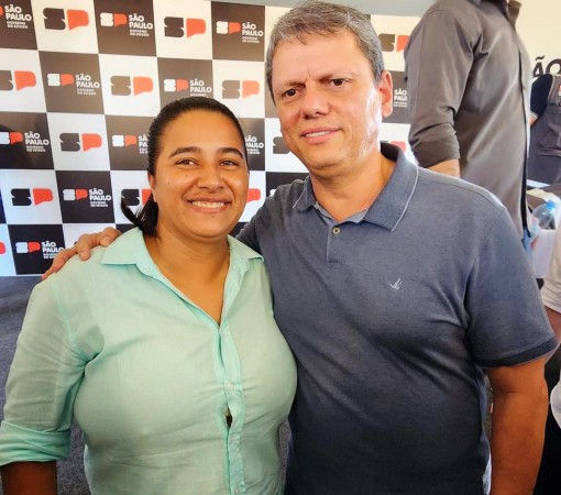 VEREADORA CINTIA GROSSKLAUSS SE REÚNE COM GOVERNADOR, TARCÍSIO DE FREITAS E SECRETÁRIO DE SAÚDE, ELEUSES PAIVA EM BUSCA DE MELHORIAS NA SAÚDE PÚBLICA}