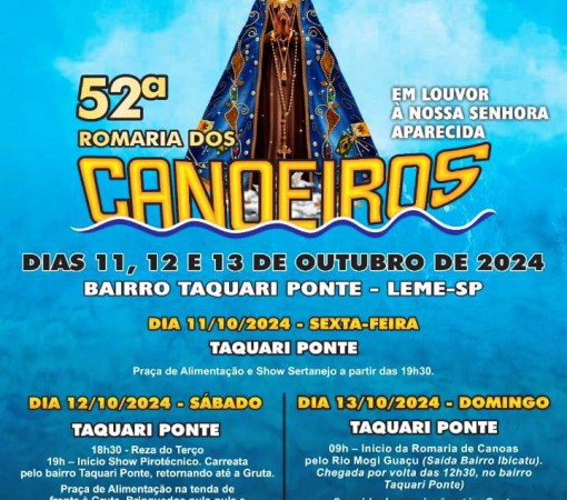 52ª ROMARIA DOS CANOEIROS}