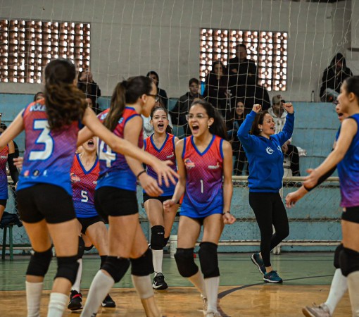O FESTIVAL DE VÔLEI DA CATEGORIA MIRIM FEMININO ATÉ 14 ANOS EM LEME FOI UM SUCESSO}