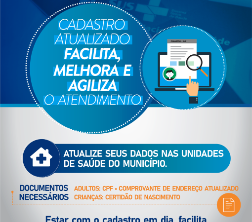 ATUALIZAÇÃO DE DADOS CADASTRAIS NA SECRETARIA DE SAÚDE}