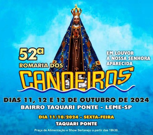 52ª ROMARIA DOS CANOEIROS - PROCISSÃO DE CANOAS TERÁ INÍCIO ÀS 10H30 NO ANTIGO PORTO DE AREIA.}