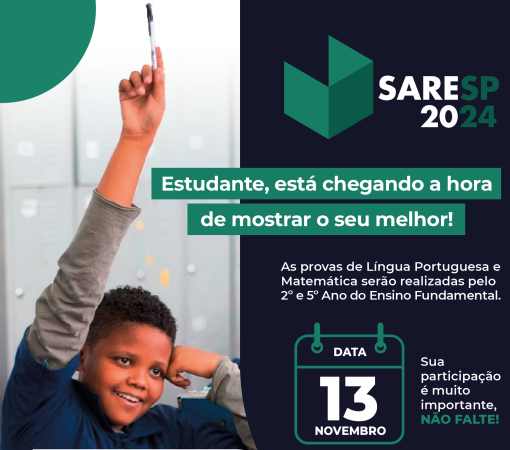 ALUNOS DO 2º E 5º ANO DA REDE MUNICIPAL REALIZARÃO O SARESP 2024}