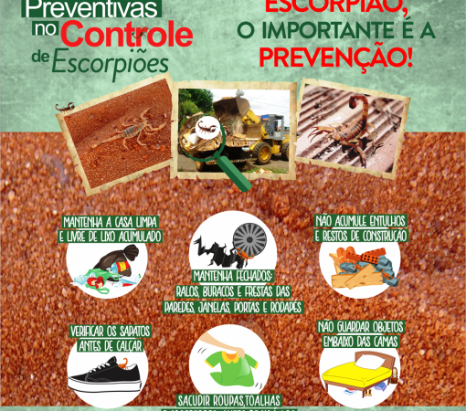 ATENÇÃO PARA OS PROCEDIMENTOS DE EMERGÊNCIA EM CASO DE ACIDENTES COM ESCORPIÕES}