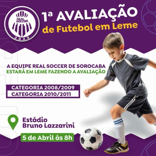 PRIMEIRA AVALIAÇÃO DE FUTEBOL EM LEME