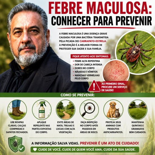 FEBRE MACULOSA: CONHECER PARA PREVENIR