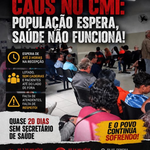 RETRATO DA GESTÃO CLAUDEMIR BORGES: PACIENTES RELATAM DEMORA NO ATENDIMENTO NO CMI E FILAS REACENDEM DEBATE SOBRE ESTRUTURA DA SAÚDE EM LEME