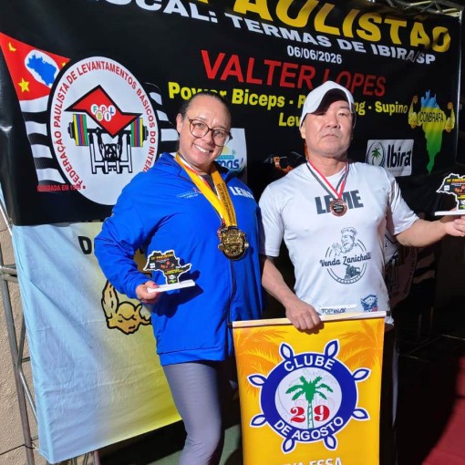 ATLETAS DE LEME CONQUISTAM TÍTULOS NO CAMPEONATO PAULISTA DE SUPINO E POWERLIFTING}