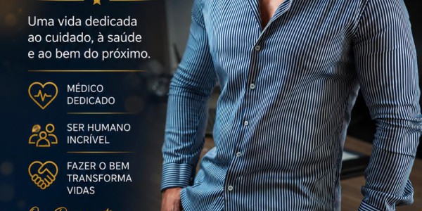 PARABÉNS, DR. DAVID PEDRÃO! UMA VIDA DEDICADA AO CUIDADO E AO PRÓXIMO