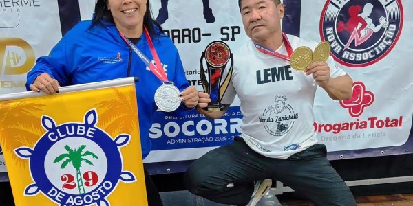 ATLETAS DA A.L.E.F. BRILHAM EM CAMPEONATO DE FORÇA E CONQUISTAM GRANDES TÍTULOS EM SOCORRO