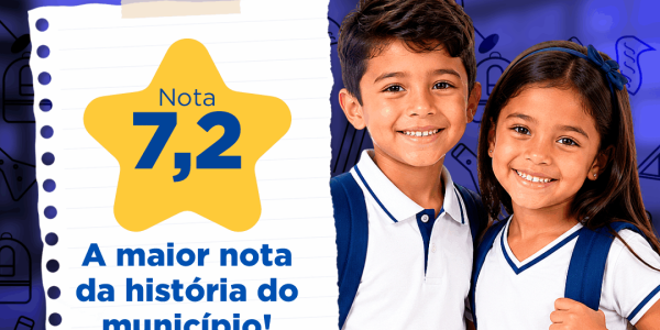 SANTA CRUZ DA CONCEIÇÃO ALCANÇA O MAIOR IDEB DA REGIÃO E REGISTRA A MELHOR NOTA DA HISTÓRIA DO MUNICÍPIO