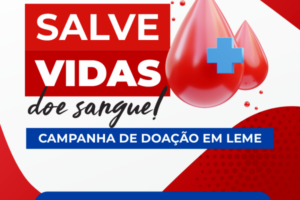 JUNHO VERMELHO – MÊS DE CONSCIENTIZAÇÃO PARA DOAÇÃO DE SANGUE – 3ª ETAPA DE DOAÇÃO SERÁ DIA 18 DE JUNHO}