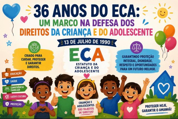 36 ANOS DO ECA - UM MARCO NA DEFESA DOS DIREITOS DA CRIANÇA E DO ADOLESCENTE}