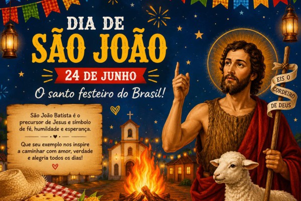 DIA DE SÃO JOÃO - O SANTO FESTEIRO DO BRASIL}