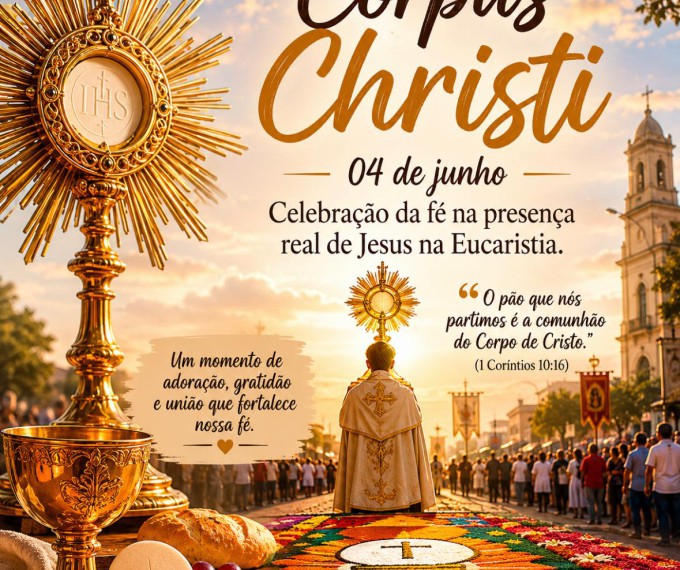 CORPUS CHRISTI - FÉ, TRADIÇÃO E DEVOÇÃO