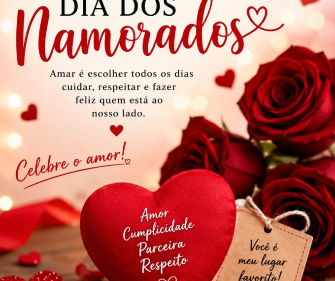 DIA DOS NAMORADOS - CELEBRANDO O AMOR E O COMPANHEIRISMO