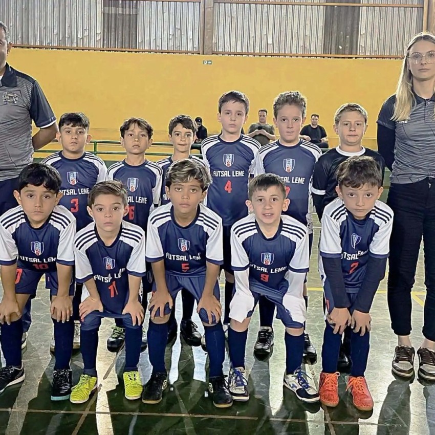 BASE DO FUTSAL DE LEME DISPUTA MAIS UMA RODADA DA LIGA FERREIRENSE