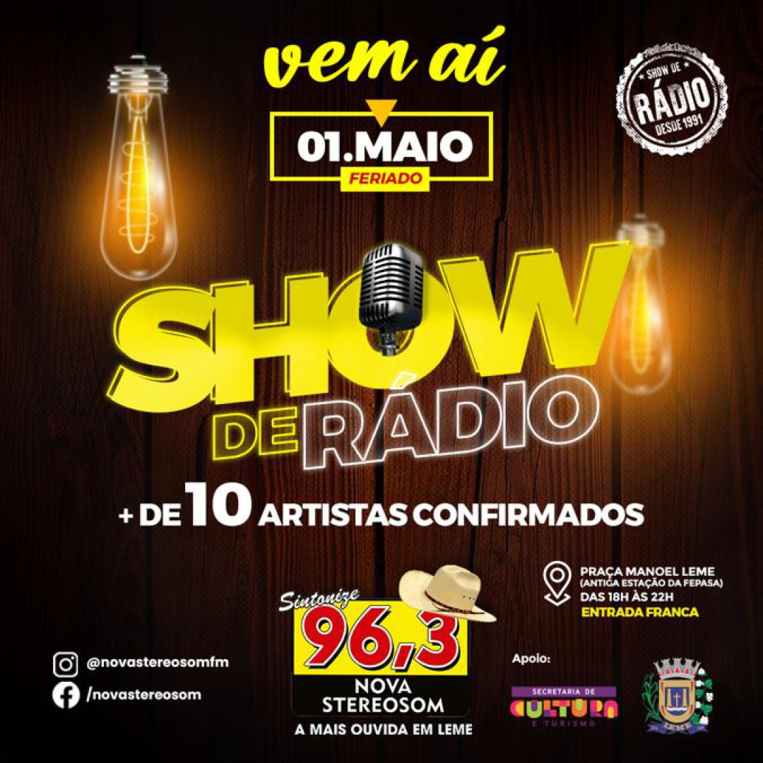 SHOW DE RÁDIO