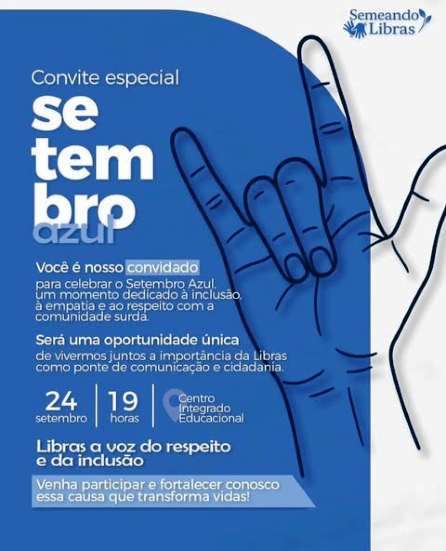 APRESENTAÇÃO DO EVENTO: SETEMBRO AZUL – VOZES QUE SE VEEM