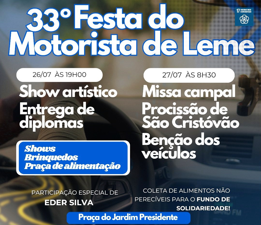 33ª FESTA DO MOTORISTA DE LEME