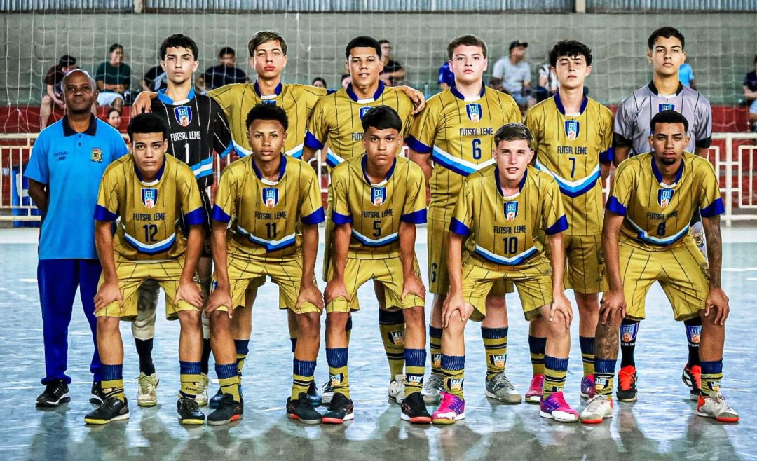 ESCOLINHA DE FUTSAL DE LEME EM AÇÃO NA LIGA SÃO JOANENSE.