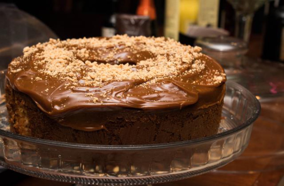 Bolo de paçoca low carb