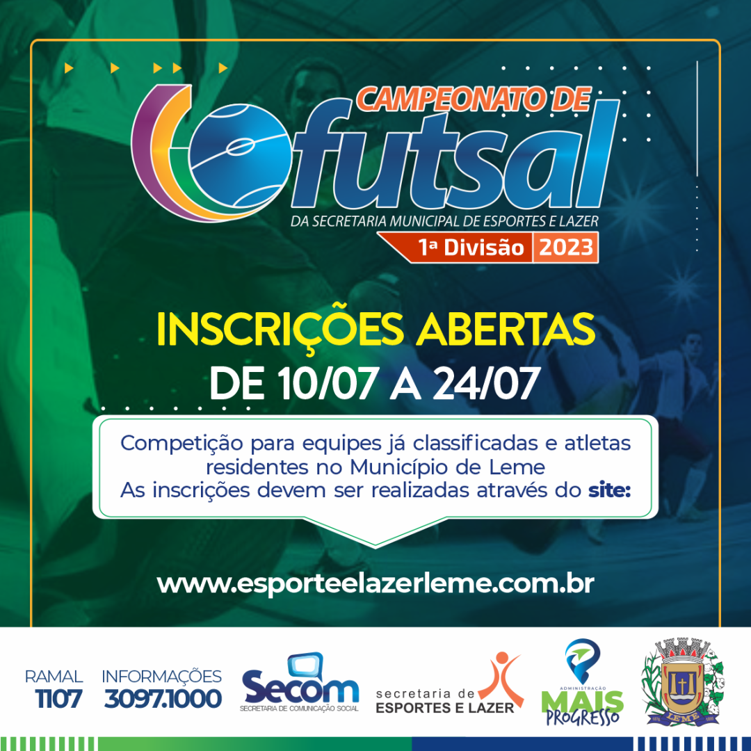Campeonatos 1ª e 2ª Divisão 2023 de Futsal