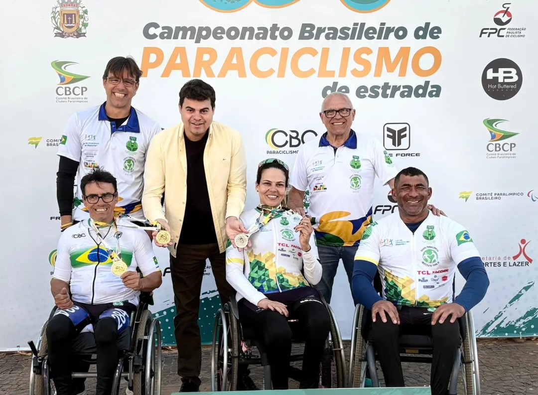 PARACICLISTAS DE LEME CONQUISTAM DESTAQUE NO CAMPEONATO BRASILEIRO DE ESTRADA