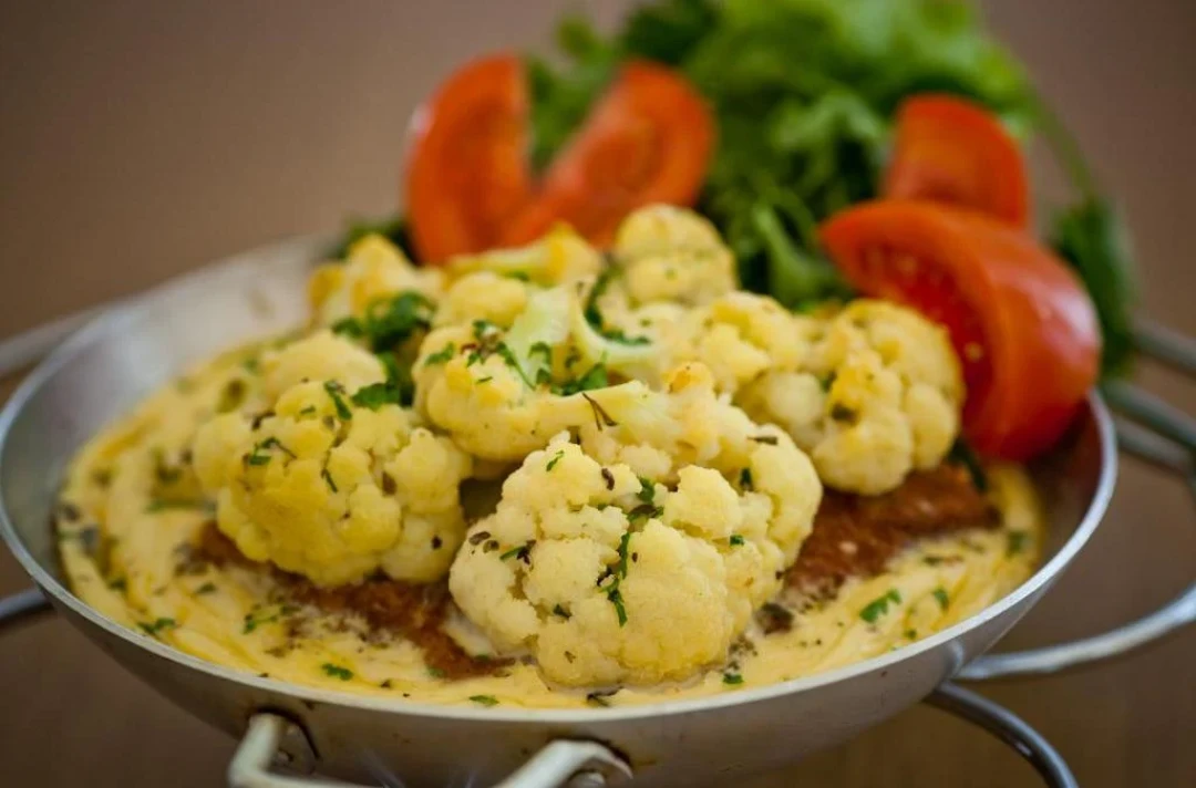 Filé de frango com couve flor ao forno