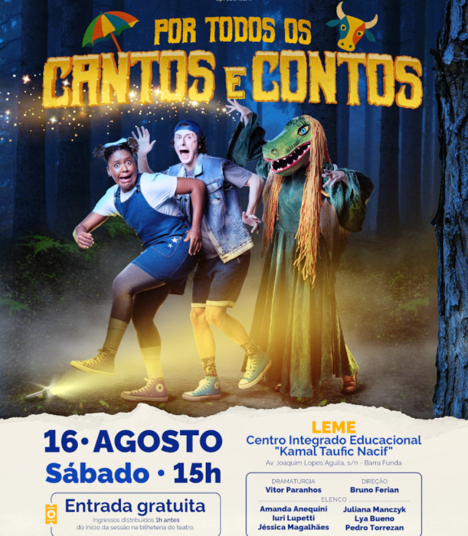 PEÇA DE TEATRO “POR TODOS OS CANTOS E CONTOS”