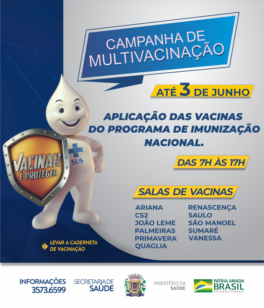 Campanha de Vacinação contra Sarampo e Gripe 2022