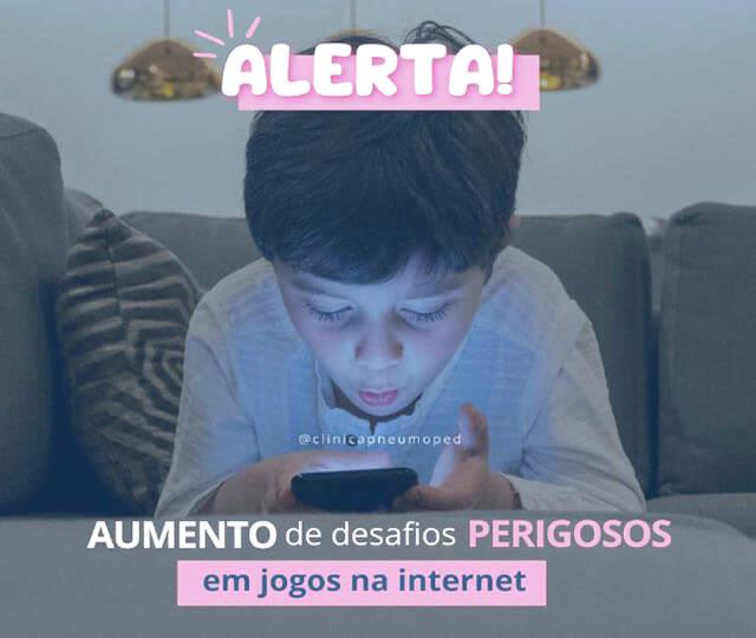 ATENÇÃO PARA OS PERIGOS DOS DESAFIOS DOS JOGOS ON LINE