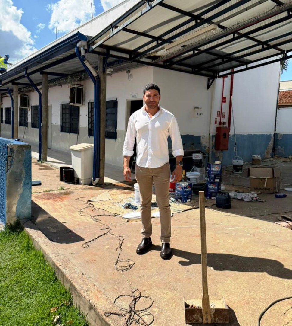 COBRANÇA DO VEREADOR DR. DAVID PEDRÃO RESULTA EM MELHORIAS NA EMEB “PROF. ALCIDES KAMMER DE ANDRADE” NA VILA SUMARÉ