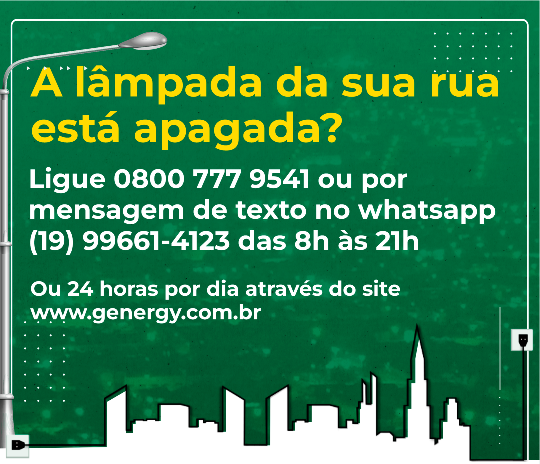 SOLICITAÇÕES PARA TROCAS DE LÂMPADAS NA REDE DE ILUMINAÇÃO PÚBLICA