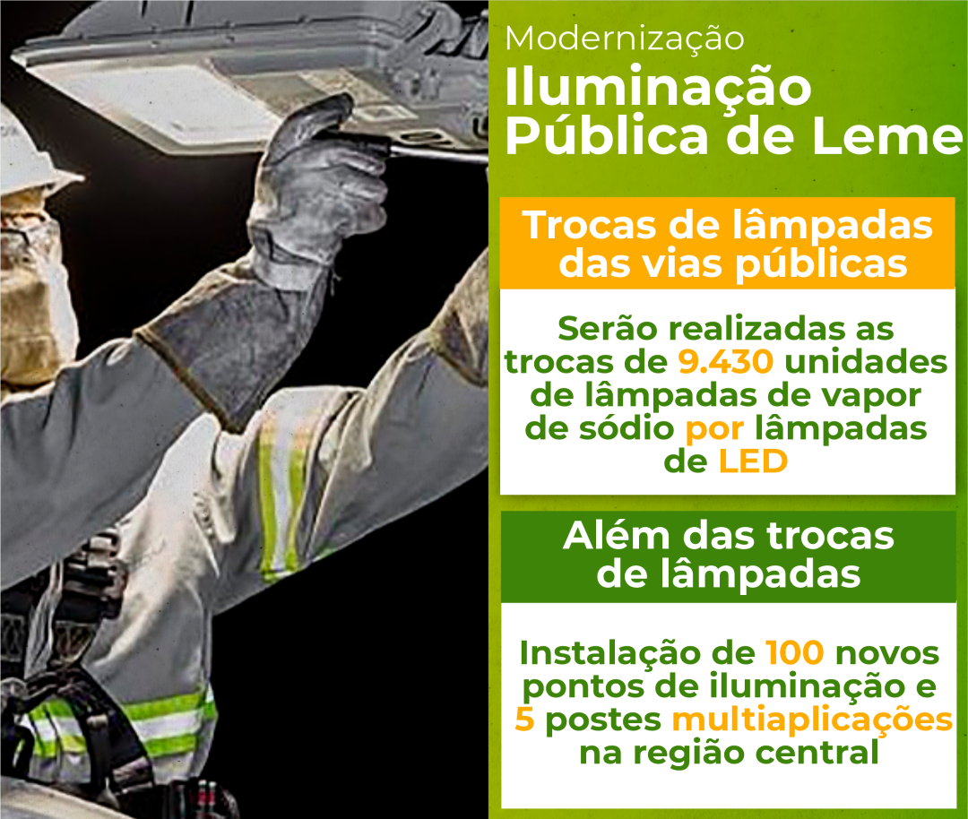 MODERNIZAÇÃO DO SISTEMA DE ILUMINAÇÃO PÚBLICA DE LEME