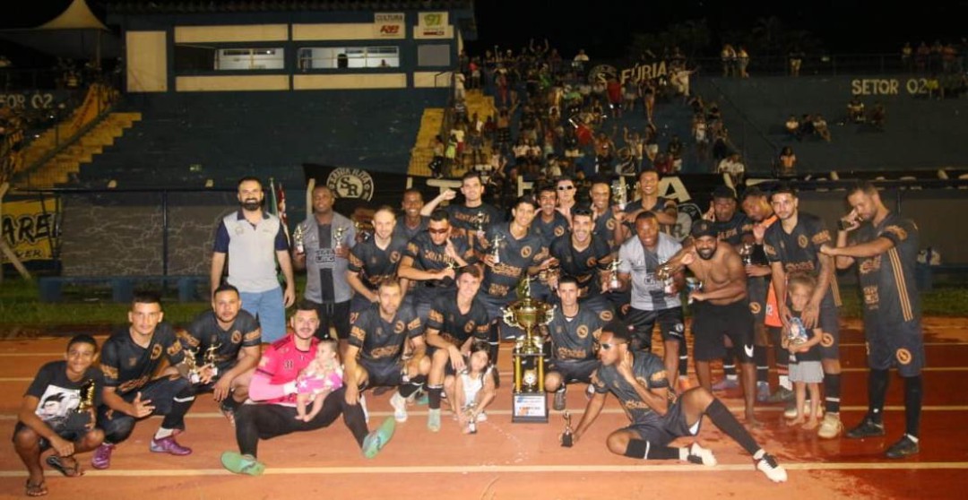 A equipe Santa Rita F.C. sagra-se Campeã do Campeonato Municipal de Futebol Society 1ª Divisão 2022