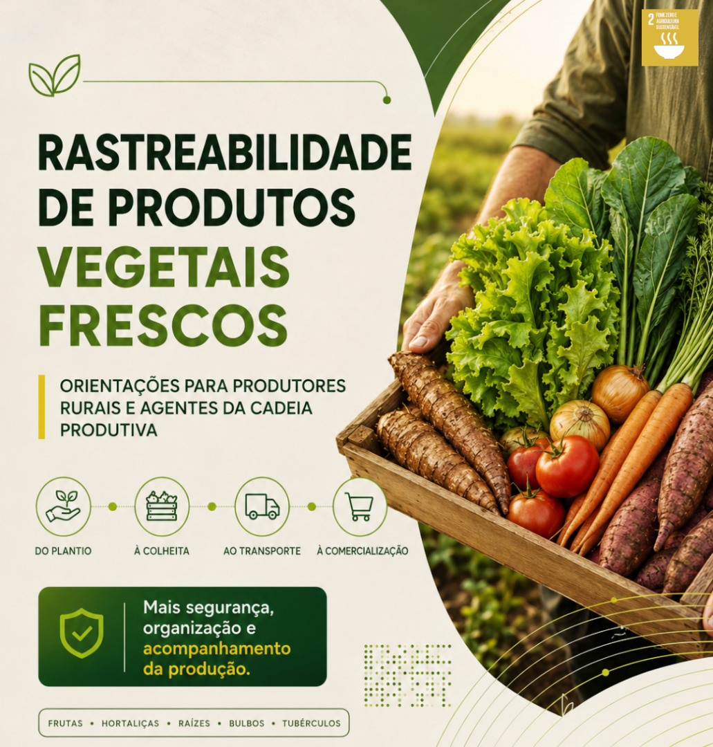 SECRETARIA DE AGRICULTURA ORIENTA PRODUTORES RURAIS SOBRE RASTREABILIDADE DE PRODUTOS VEGETAIS FRESCOS