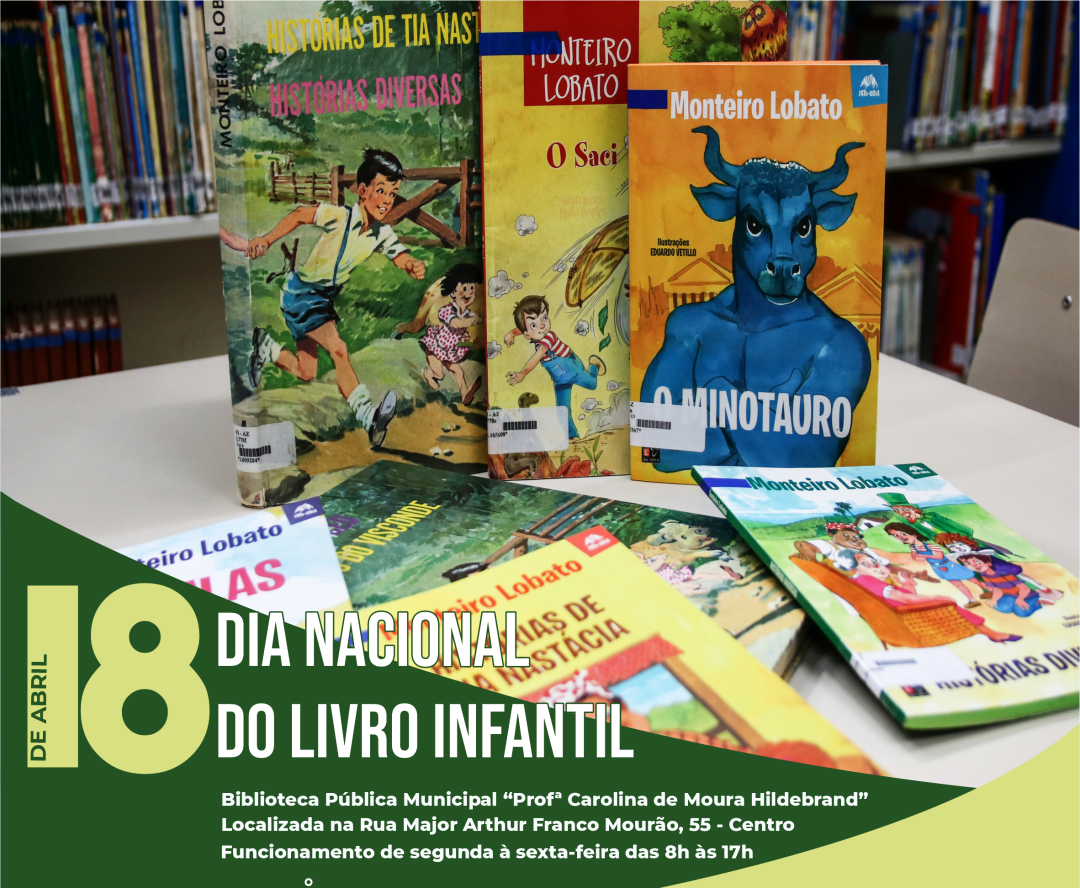 18 DE ABRIL - DIA NACIONAL DO LIVRO INFANTIL