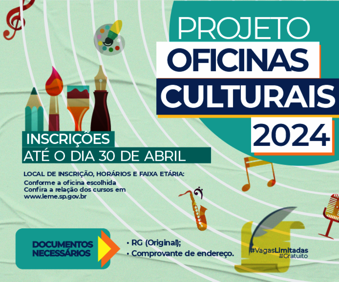 OFICINAS CULTURAIS 2024