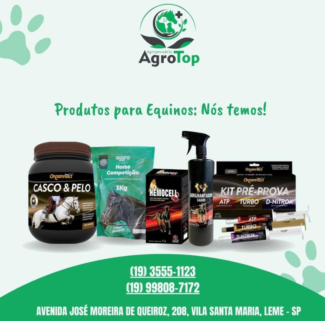 NA AGROPECUÁRIA AGROTOP TEM!