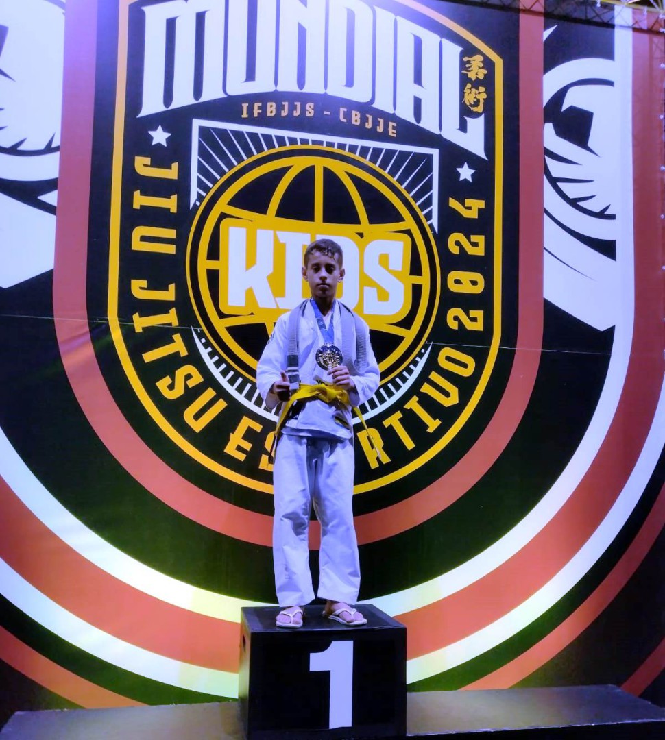 ATLETA LEMENSE, NAUAN FOI CAMPEÃO MUNDIAL DE JIU-JITSU KIDS