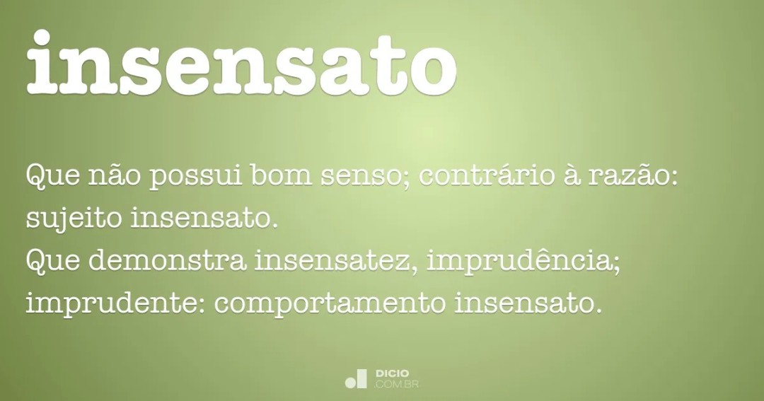 INSENSATEZ