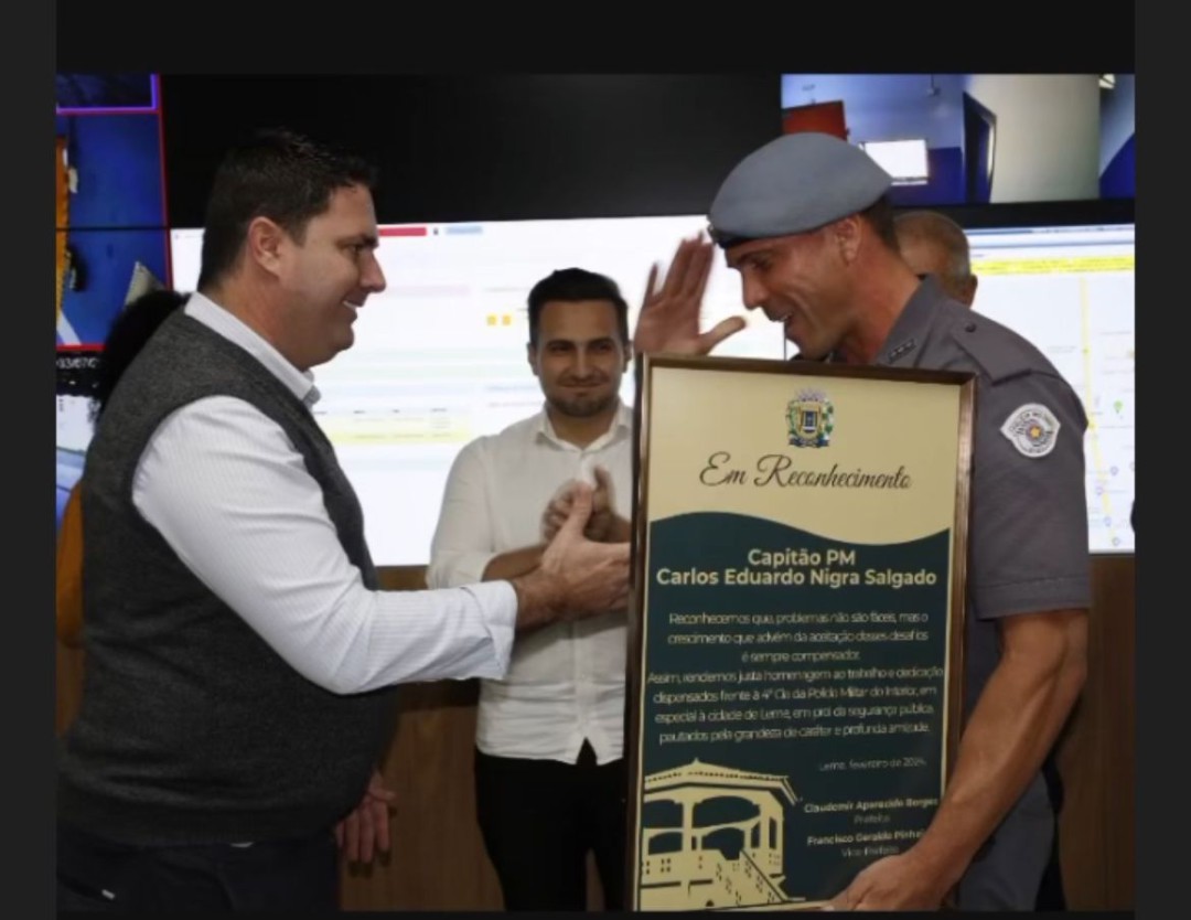 CAPITÃO NIGRA RECEBE HOMENAGEM