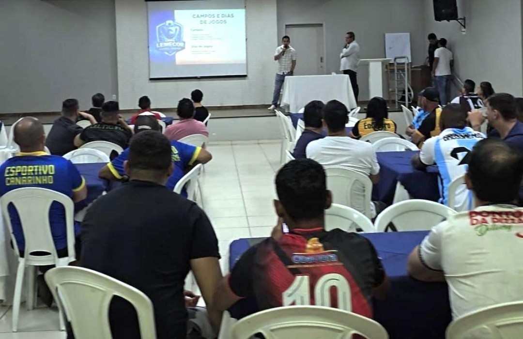 CONGRESSO TÉCNICO DEFINE OS RUMOS DA COPA LEMECOR DE FUTEBOL AMADOR 2026
