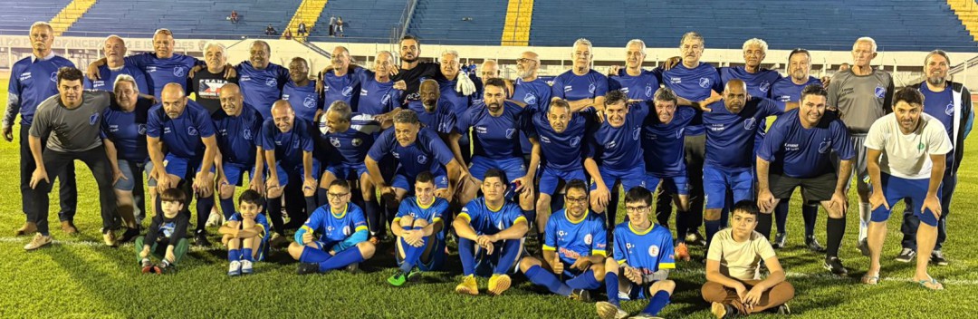 JOGO COMEMORATIVO REVIVE A HISTÓRIA DO FUTEBOL EM LEME