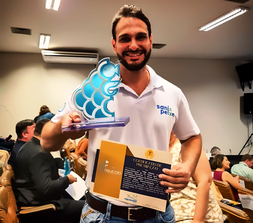 EMPRESÁRIO VINCULADO À INCUBADORA DE EMPRESAS DE LEME CONQUISTA DESTAQUE NACIONAL EM PREMIAÇÃO DE AQUICULTURA