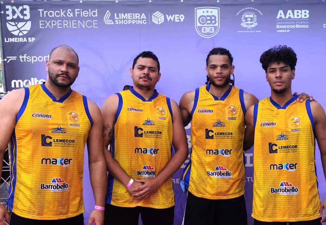 BOA CAMPANHA DO ESPORTIVO CANARINHO NO BASQUETE 3X3